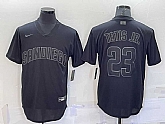 Men's San Diego Padres #23 Fernando Tatis Jr Black Pullover Turn Back The Clock Stitched Cool Base Jersey,baseball caps,new era cap wholesale,wholesale hats